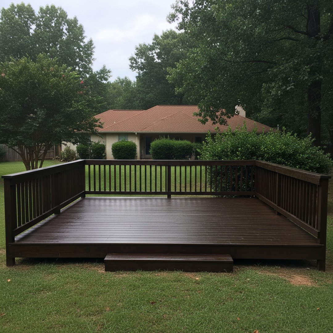 Composite Decking completed by Majestic Deck in Prichard, AL