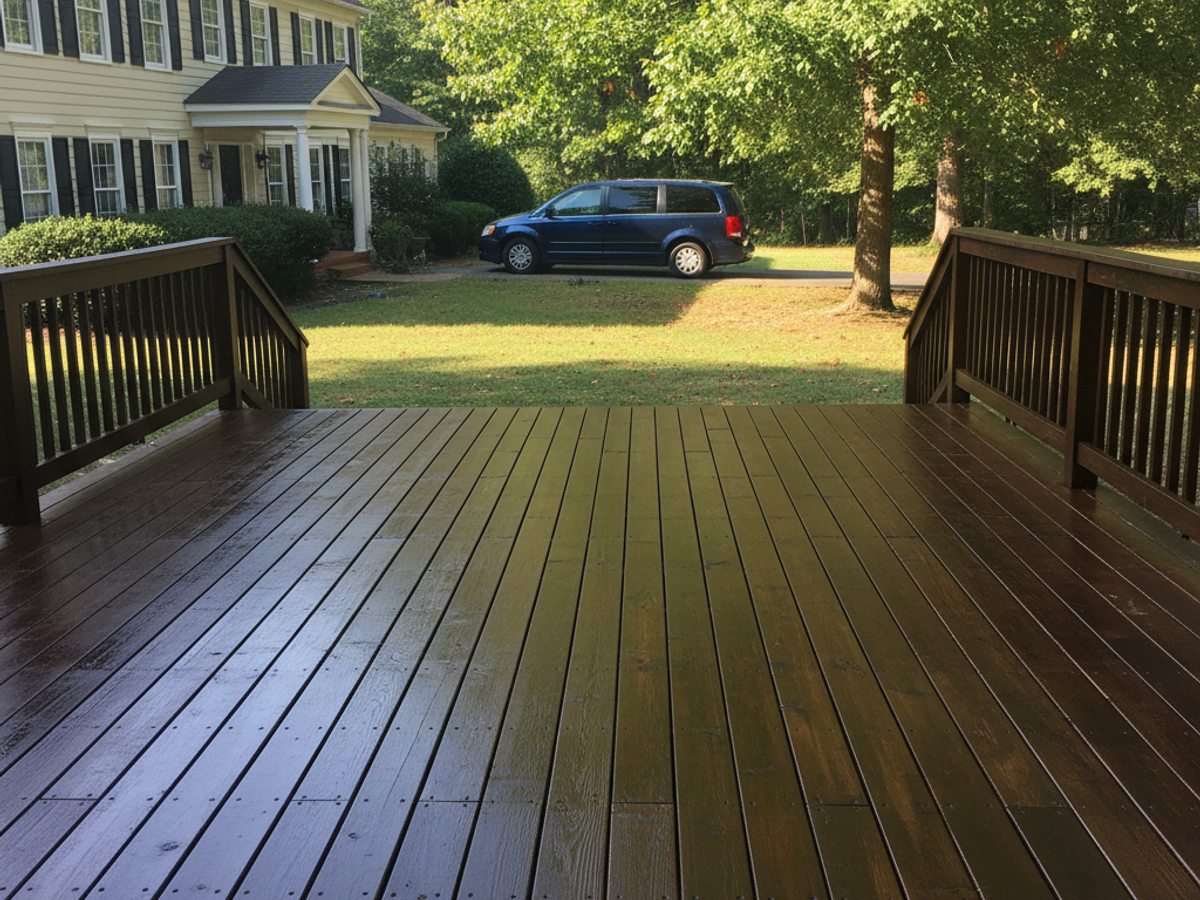 Deck Staining & Sealing completed by Majestic Deck in Fairhope, AL