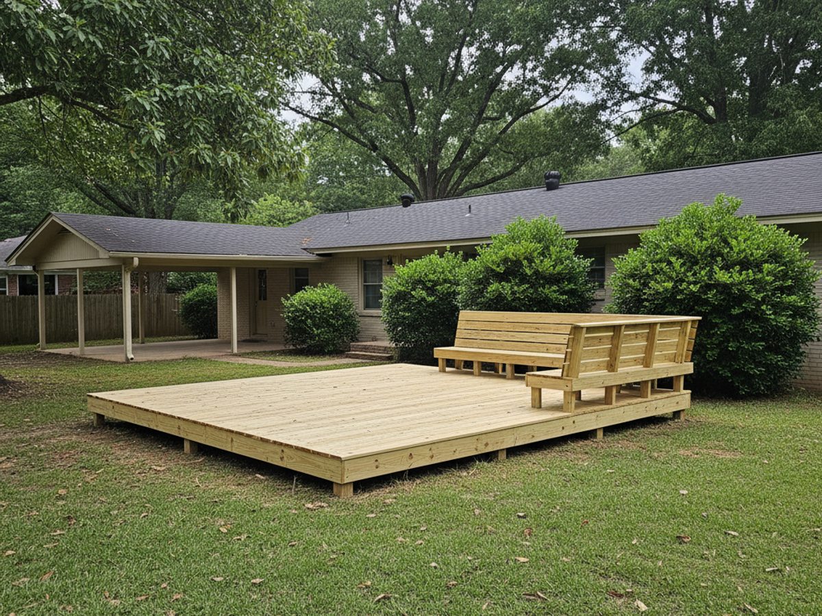 Screened Porch & Deck Combos completed by Majestic Deck in Foley, AL